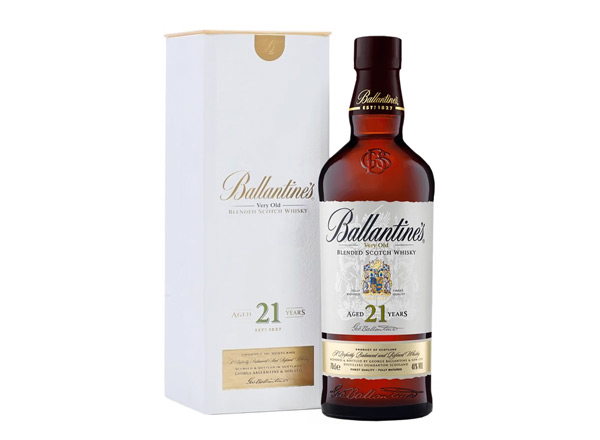 广州百龄坛威士忌回收百龄坛21年苏格兰威士忌40°Ballantine's进口洋酒700ml