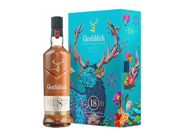 广州格兰菲迪回收格兰菲迪18年700ml春节礼盒装Glenfiddich苏格兰威士忌