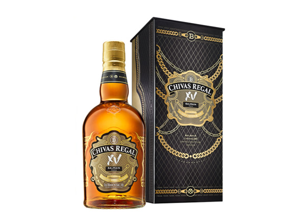 广州芝华士15年回收Chivas Regal XV Balmain巴尔曼联名限定版700ml苏格兰调配型威士忌洋酒