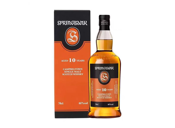 广州收购云顶10年威士忌SpringBank云顶10年700ml回收洋酒行货