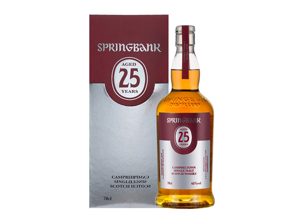 广州云顶25年回收云顶威士忌SpringBank 46度坎贝尔镇苏格兰单一麦芽700m进口洋酒威士忌