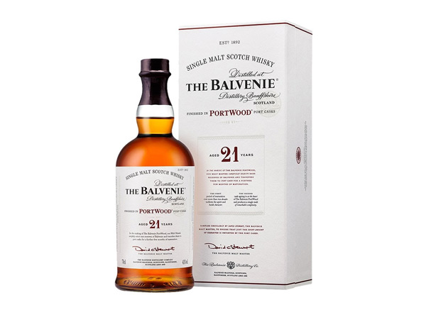 广州回收百富威士忌21年波特桶陈酿The Balvenie Portwood Single百富洋酒收购