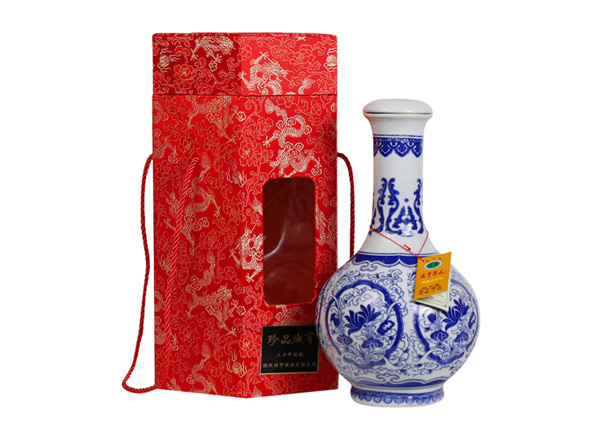 广州咸亨黄酒回收珍品咸亨三十年花雕酒青瓷瓶盒装绍兴黄酒2.5L