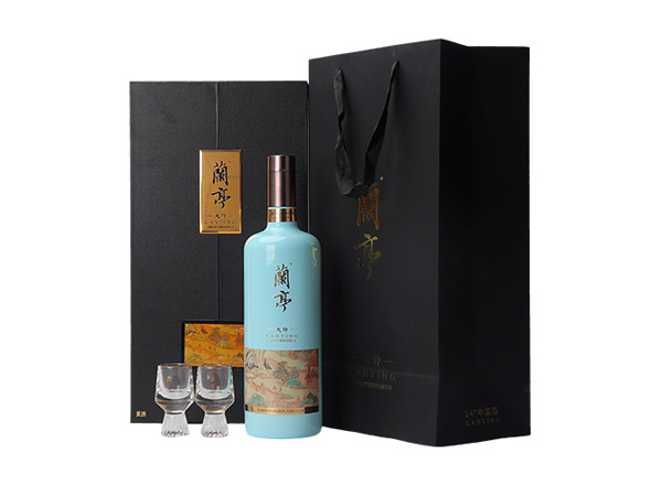 广州会稽山黄酒回收兰亭大师三十年陈酿1L礼盒装绍兴黄酒