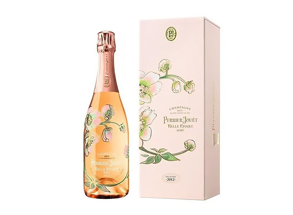 广州回收巴黎之花美丽时光桃红年份香槟礼盒装Perrier-Jouët Belle Epoque Rosé行情价格
